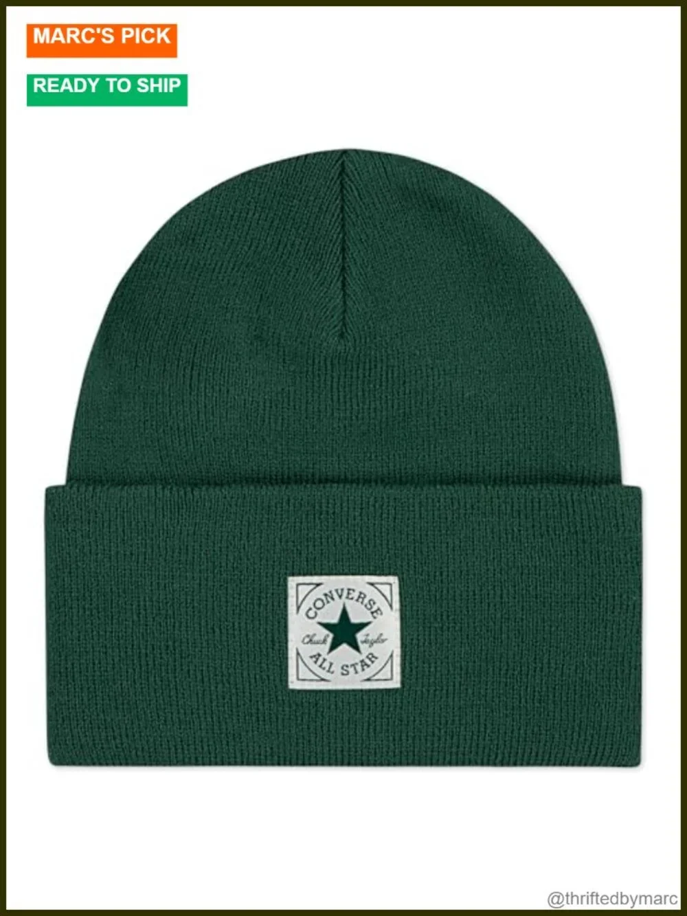 Unisex Adult Chuck Patch Beanie - Skullies & Beanies